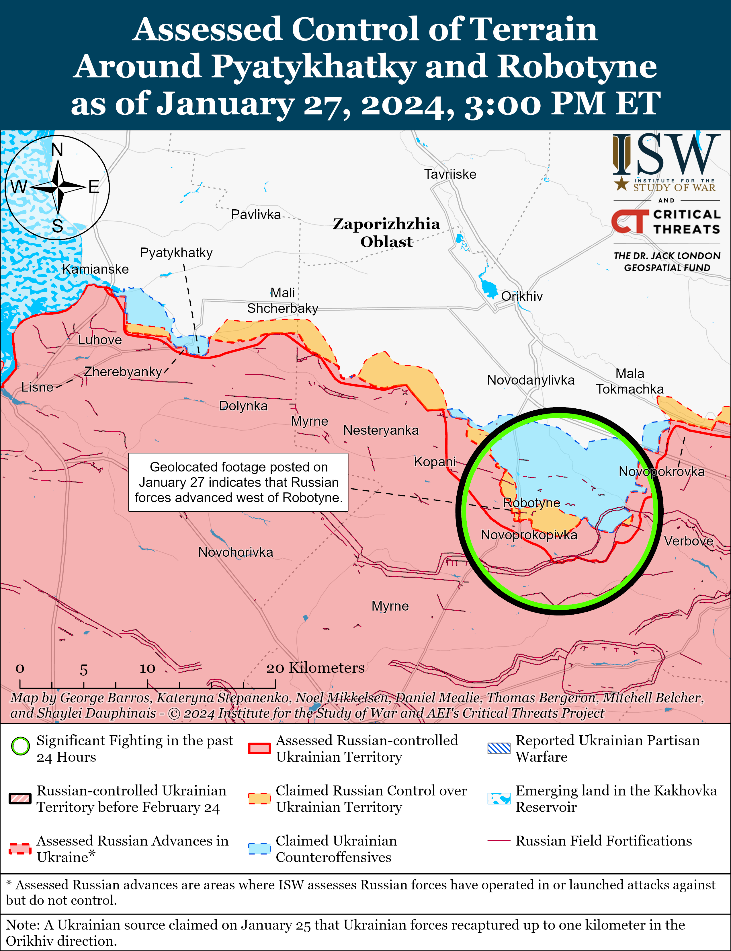 Russian Offensive Campaign Assessment, January 27, 2024 | Institute For ...